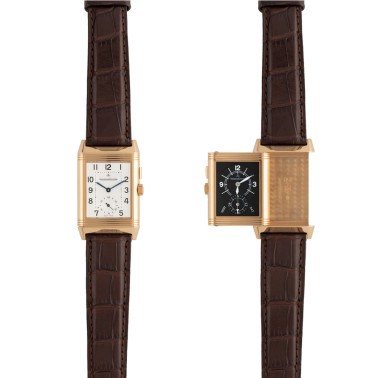 Jaeger LeCoultre Reverso Duoface or rose