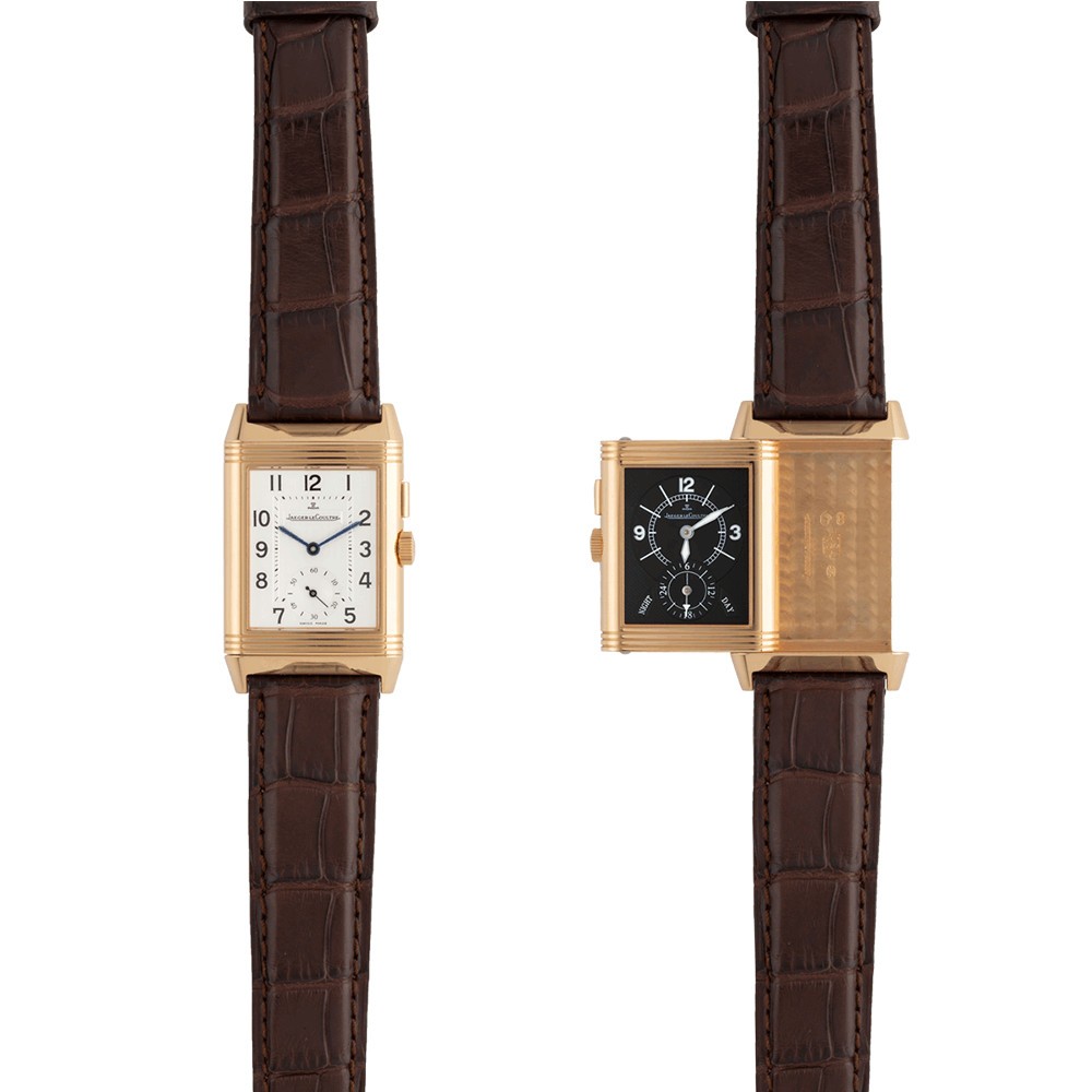 Jaeger LeCoultre Reverso Duoface or rose