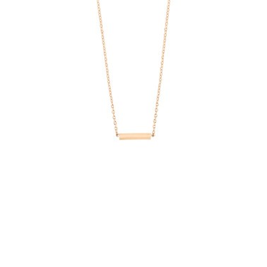 Collier Ginette NY Gold Strip en or rose
