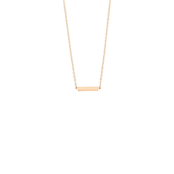 Collier Ginette NY Gold Strip en or rose - Soldat_PL