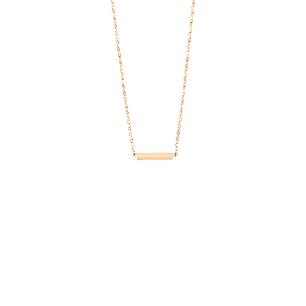 Collier Ginette NY Gold Strip en or rose - Soldat_PL