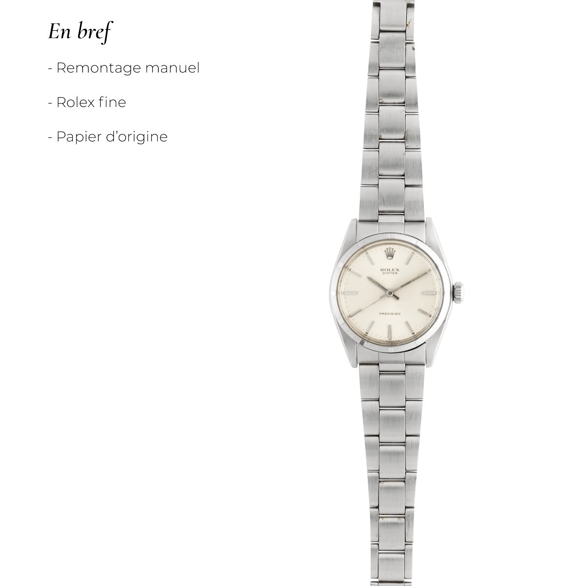 Montre Rolex Precision 1972 Ref. 6426