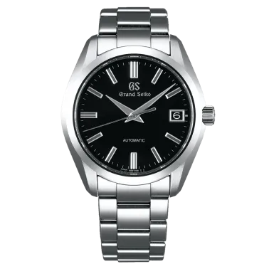 Montre Grand Seiko Heritage automatique cadran noir bracelet acier 42 mm