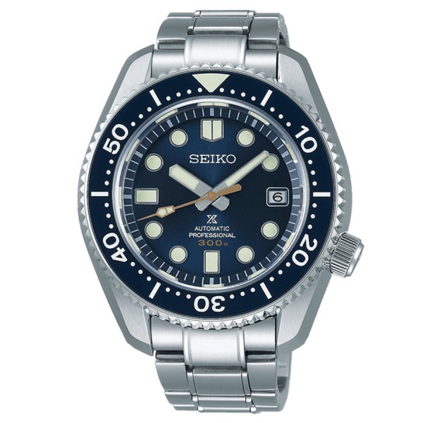Montre Seiko Prospex Diver's automatique cadran bleu bracelet acier 44,3 mm