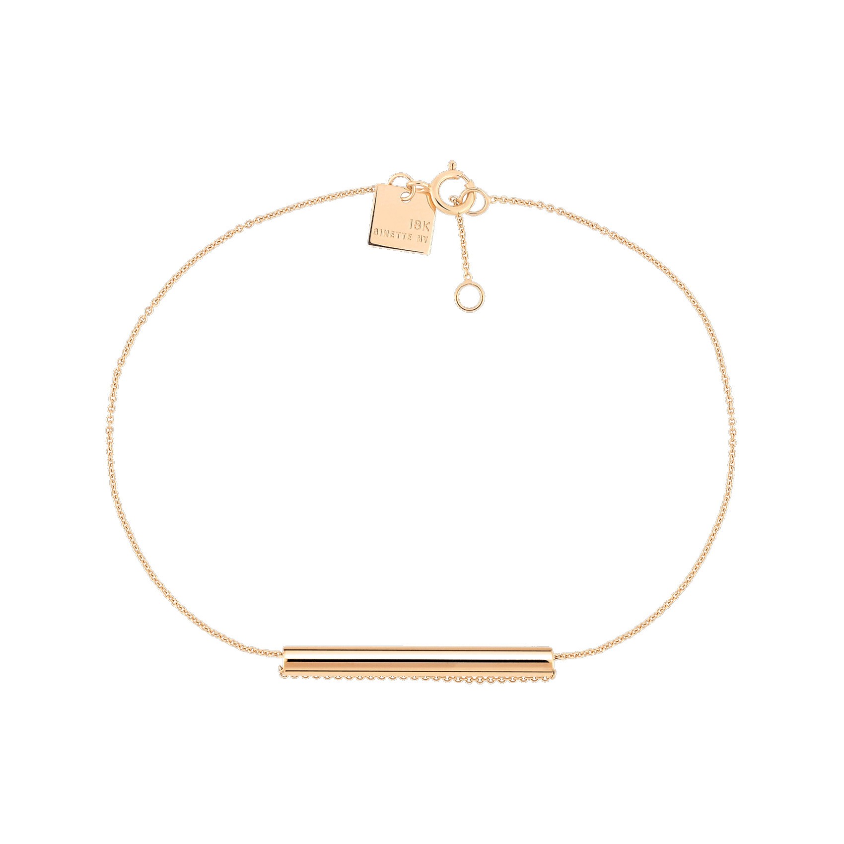 Bracelet Ginette NY Straw en or rose - Soldat