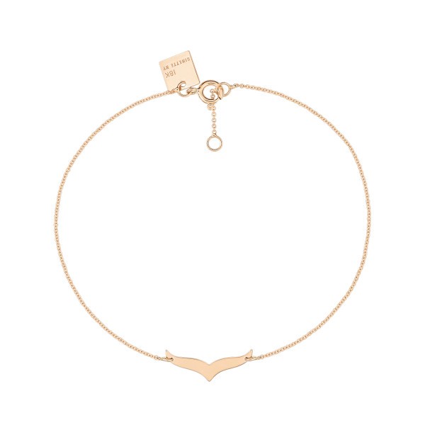 Bracelet Ginette NY Wise en or rose - Soldat