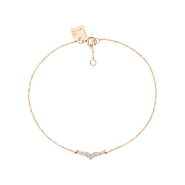 Bracelet Ginette NY Wise en or rose et diamants - Soldat_PL