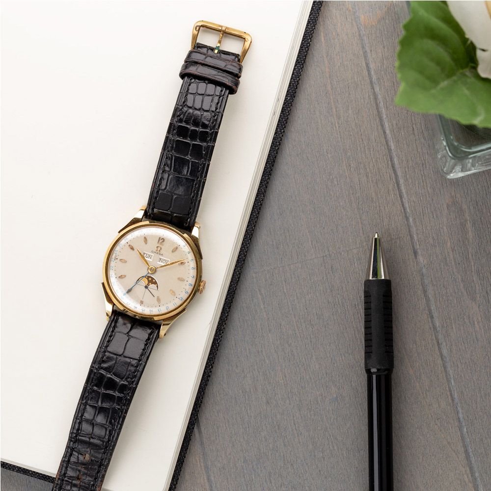 Omega Cosmic watch Moonphase 37 mm 1950