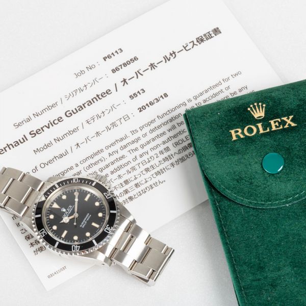 Rolex Submariner Spider dial 1985 Ref. 5513