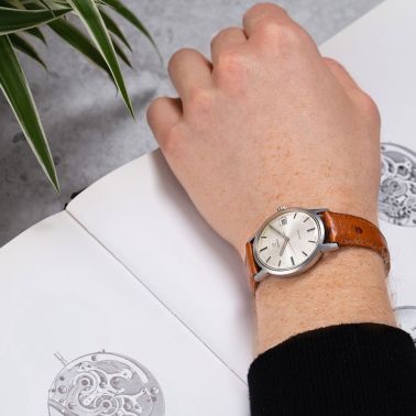 Omega Genève steel watch 1968 Ref. 136.070