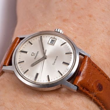 Omega Genève steel watch 1968 Ref. 136.070