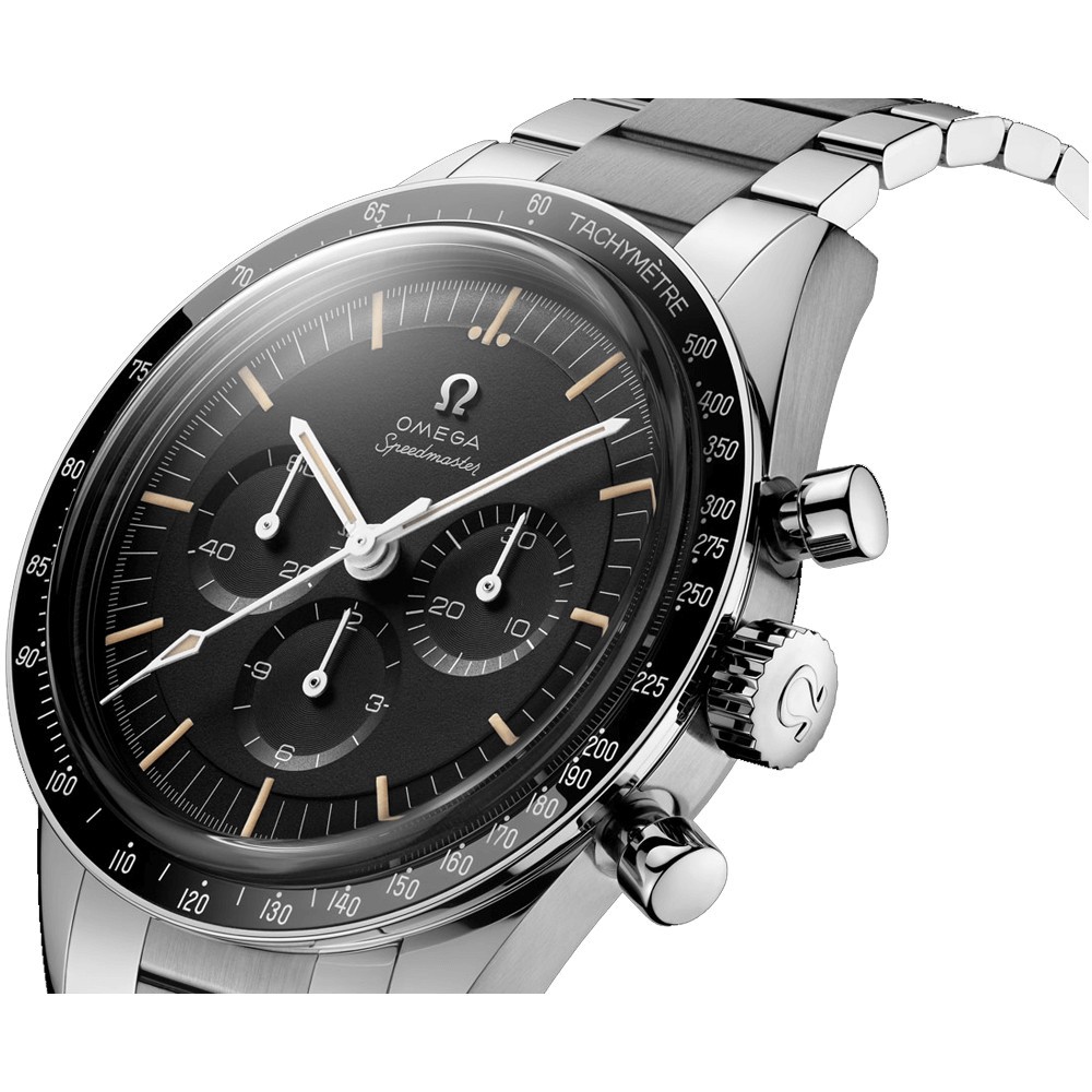 Montre Omega Speedmaster Moonwatch Chronographe Calibre 321 bracelet acier 39,7 mm
