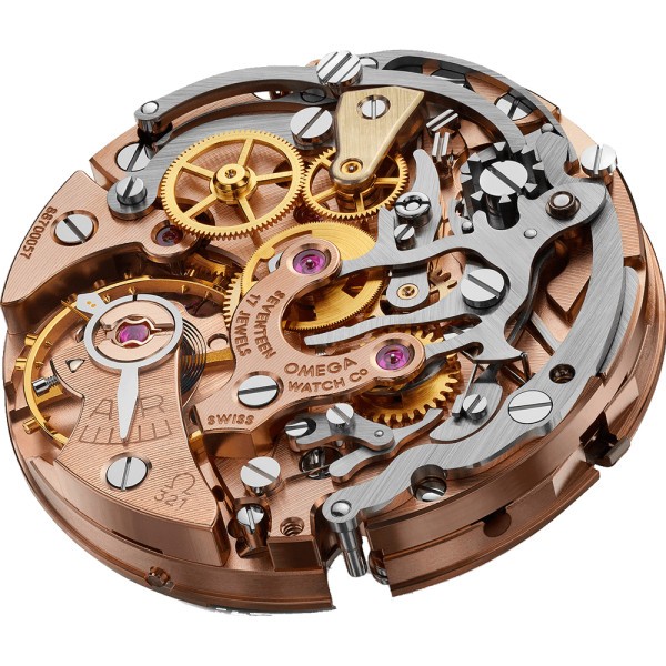 Montre Omega Speedmaster Moonwatch Chronographe Calibre 321 bracelet acier 39,7 mm