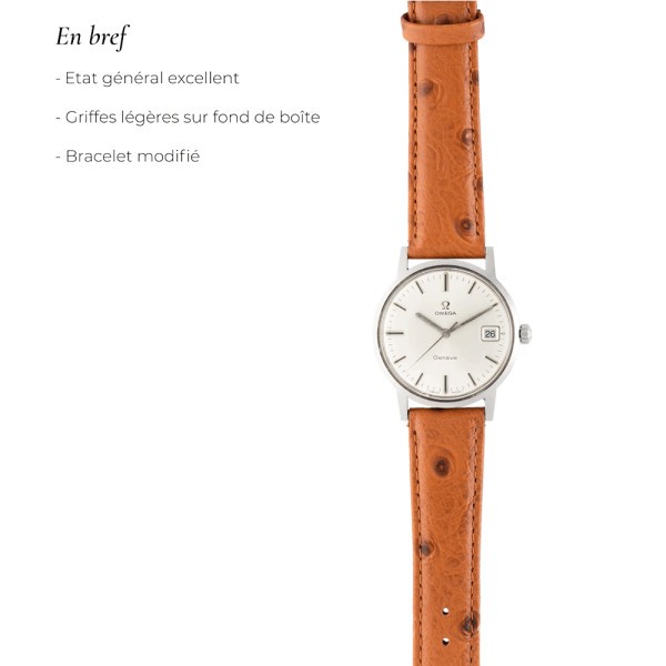 Omega Genève steel watch 1968 Ref. 136.070