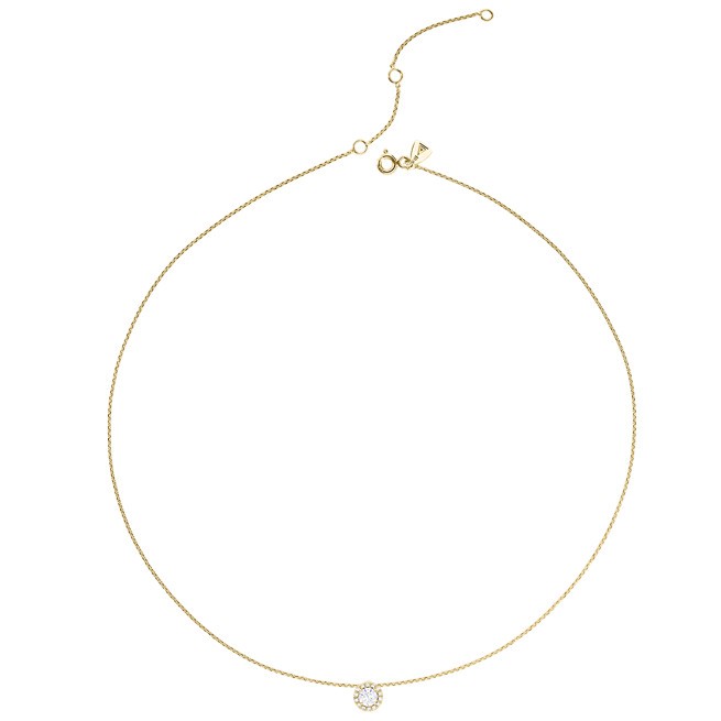 Collier Lepage Coquette en or jaune et diamants