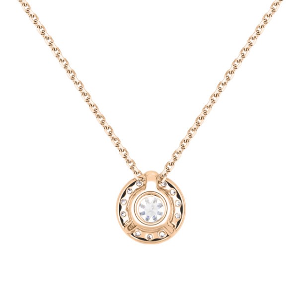 Collier Lepage Coquette en or rose et diamants