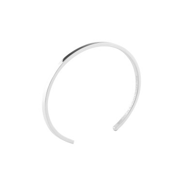 Bracelet The Gram 925 Silver Ribbon Smooth Polished LGCARPO01