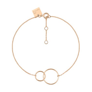 Bracelet Ginette NY Tiny Fusion en or rose