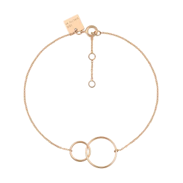 Bracelet Ginette NY Tiny Fusion en or rose