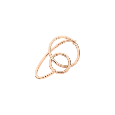 Bague Ginette NY Tiny Circle en or rose