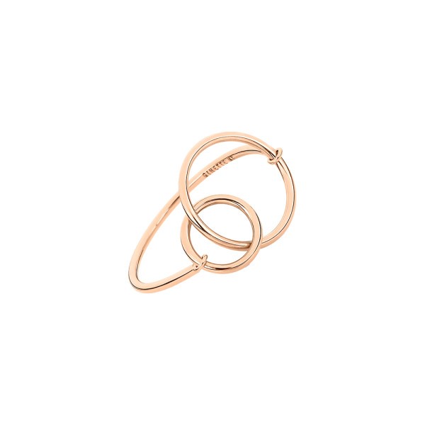 Bague Ginette NY Tiny Circle en or rose