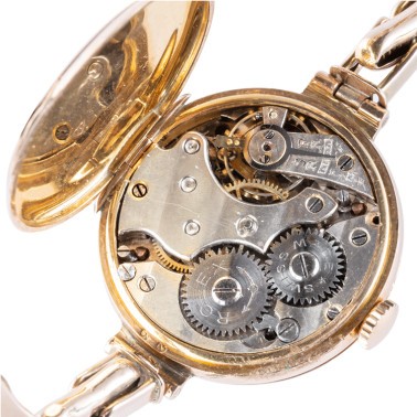 Rolex Nurse watch rose gold 1915