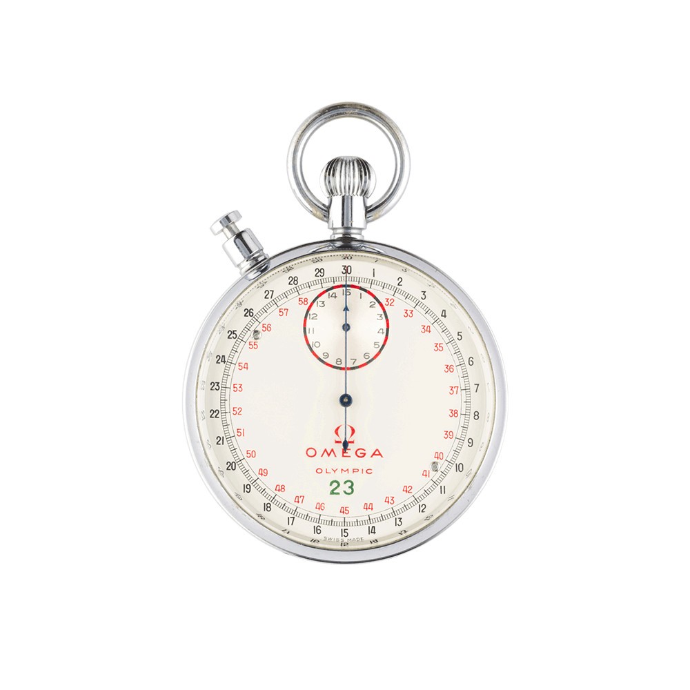 Omega Gousset chronographe Olympic officiel 1955