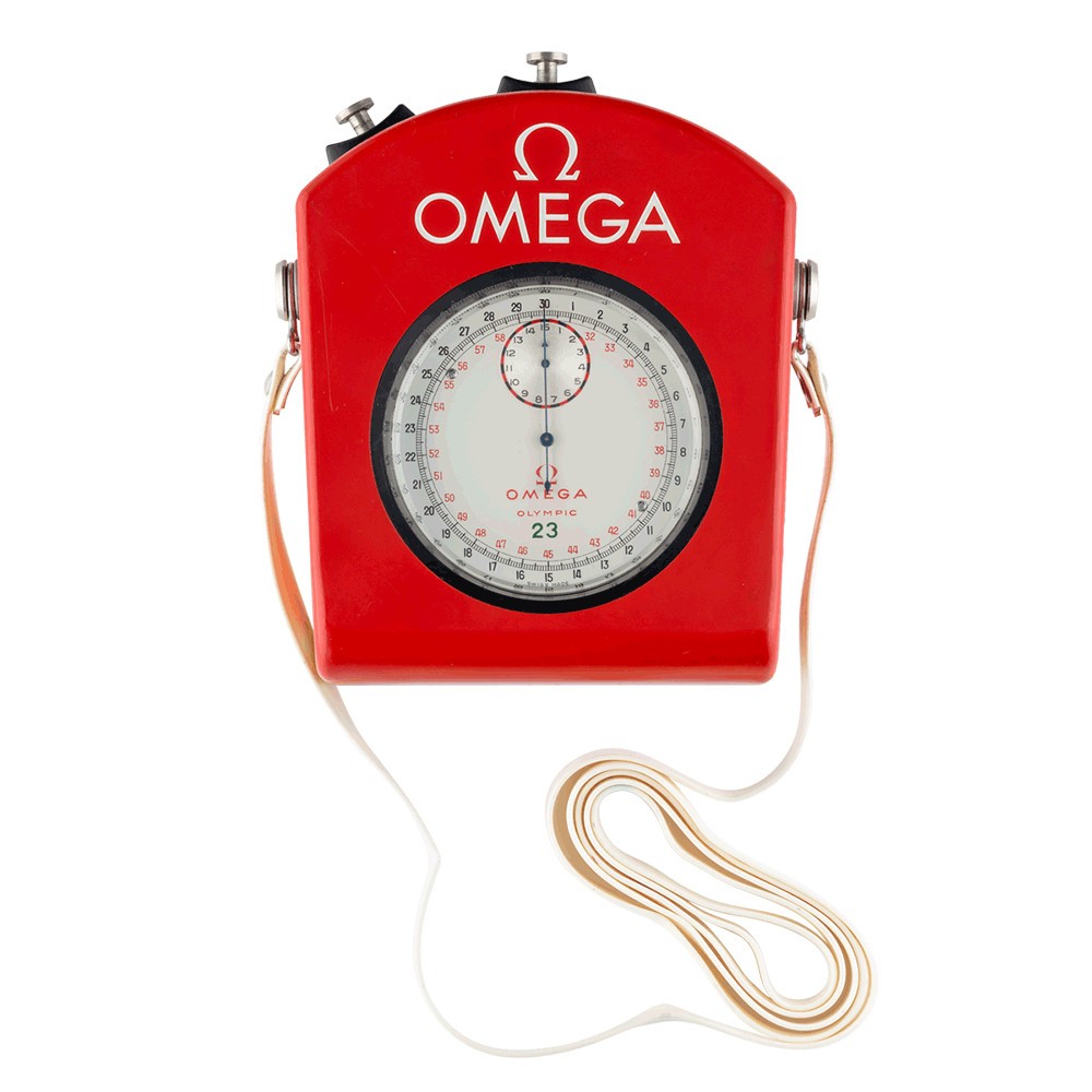 Omega Gousset chronographe Olympic officiel 1955