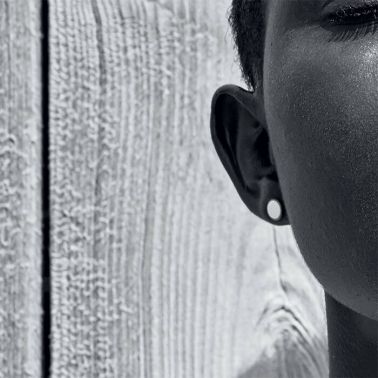 Puces d'oreilles Ginette NY Ever Disc en or rose et turquoise