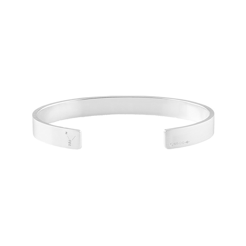Bracelet Le Gramme Ruban en argent 925 Lisse Brossé