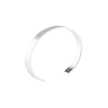 Bracelet Le Gramme Ruban en argent 925 Lisse Brossé