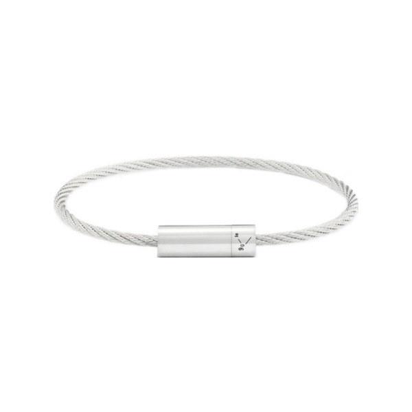 Bracelet Le Gramme Cable in 925 Silver Smooth Polished