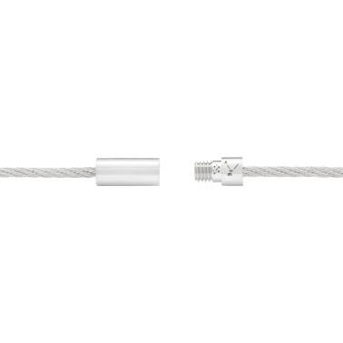 Bracelet Le Gramme Cable in 925 Silver Smooth Polished