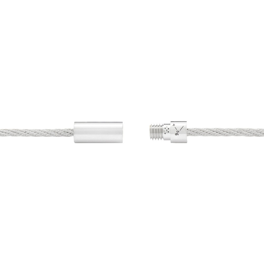 Bracelet Le Gramme Cable in 925 Silver Smooth Polished