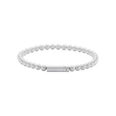 Bracelet Le Gramme Beads en argent 925 Lisse Brossé