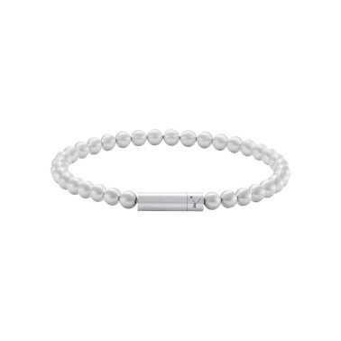 Bracelet Le Gramme Beads in 925 Silver Smooth Brushed