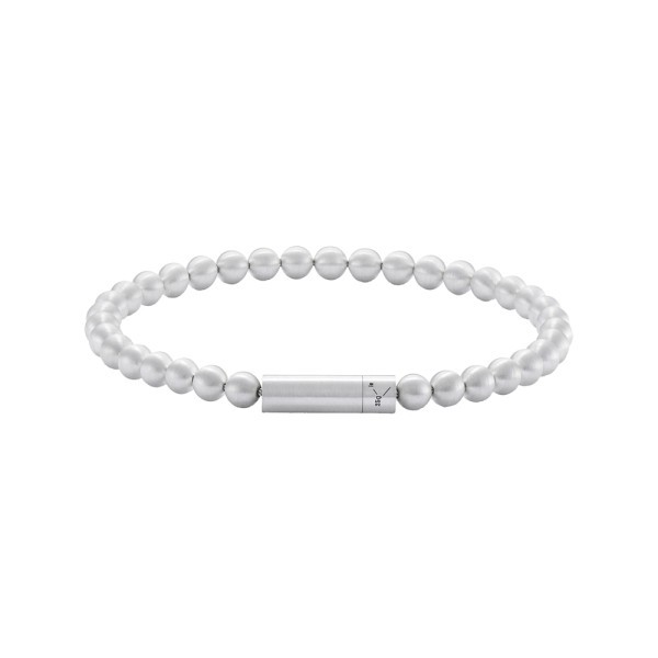 Bracelet Le Gramme Beads en argent 925 Lisse Brossé