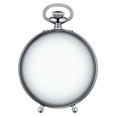 Montre Tissot T-Pocket Stand Alone quartz laiton plaqué palladium cadran blanc 49,6 mm
