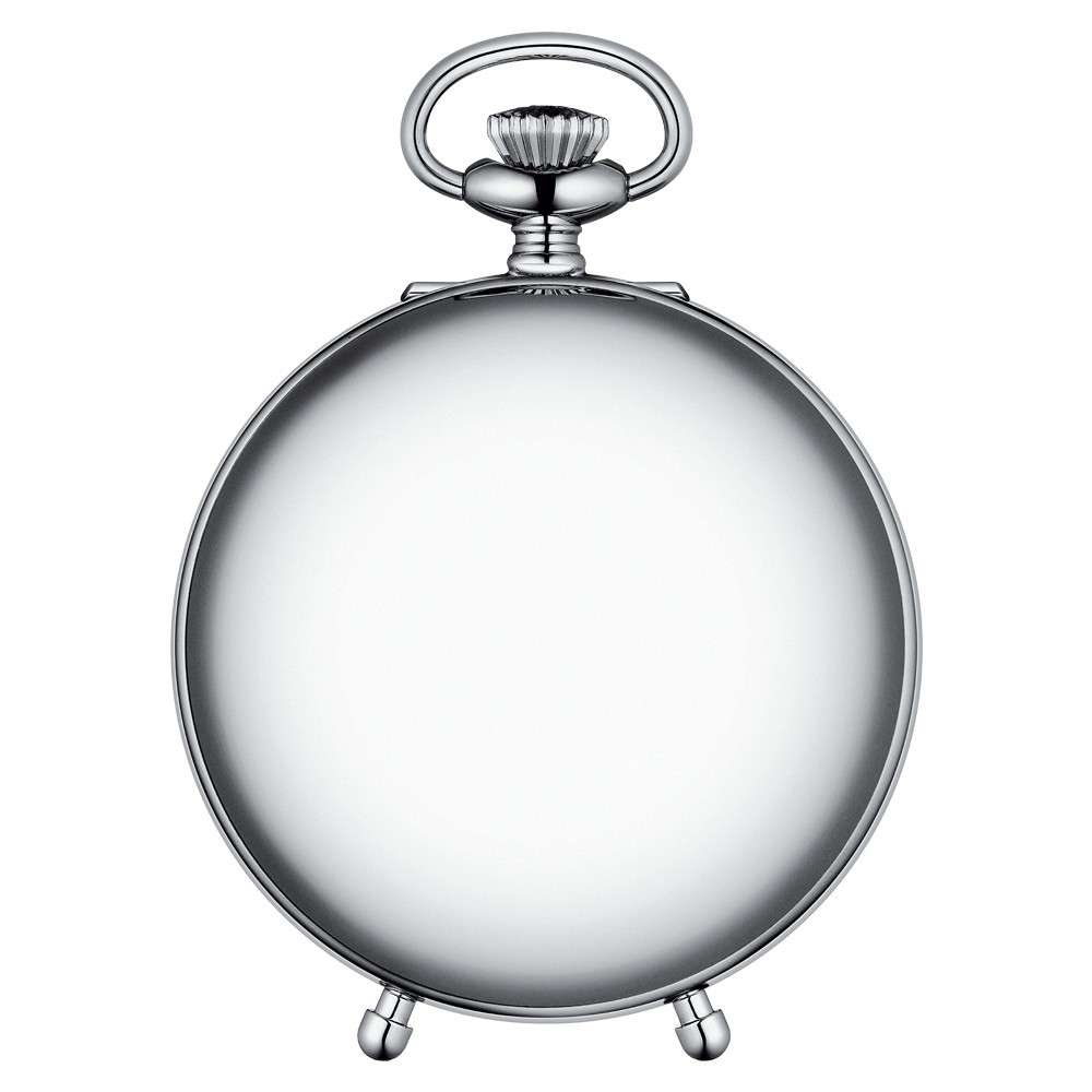 Montre Tissot T-Pocket Stand Alone quartz laiton plaqué palladium cadran blanc 49,6 mm