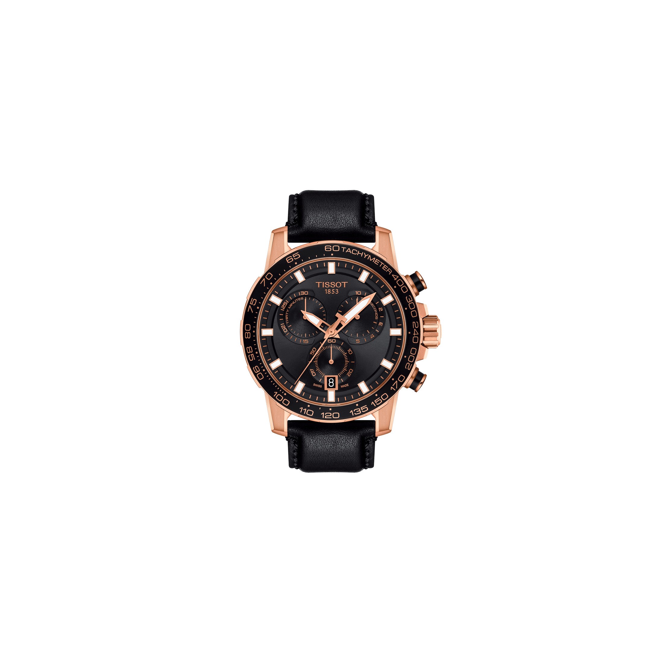 Tissot supersport clearance chrono rose gold
