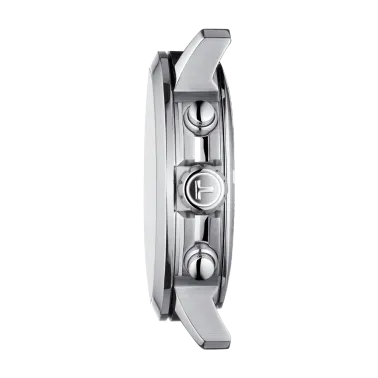 Tissot T-Sport PRC 200 Chronograph quartz watch black dial black rubber strap 43 mm T114.417.17.057.00