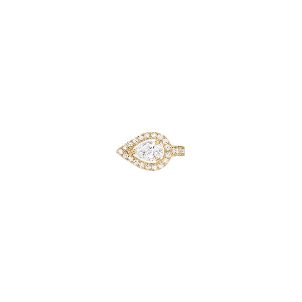 Boucle d'oreille clip Messika My Twin en or jaune et diamants