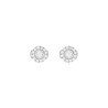 Boucles d'oreilles Messika Joy en or blanc et diamants 0,15 carat