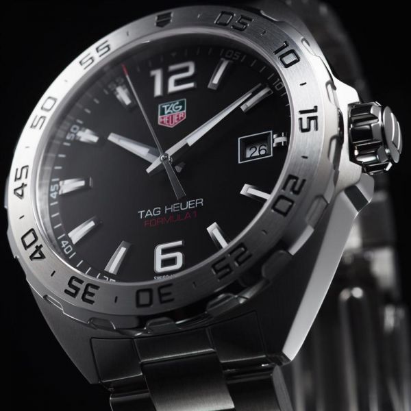 Montre TAG Heuer Formula 1 quartz cadran noir bracelet acier 41 mm