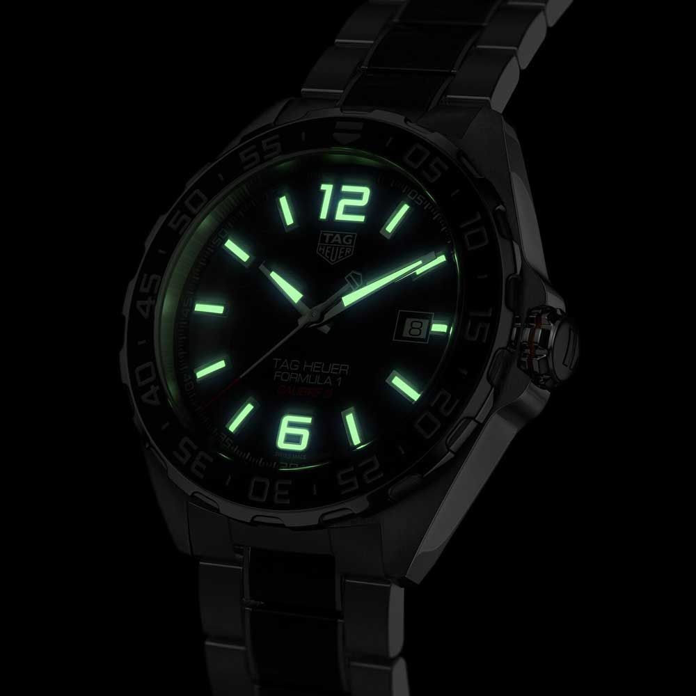 TAG Heuer Formula 1 Calibre 5 watch anthracite dial steel bracelet 43 mm