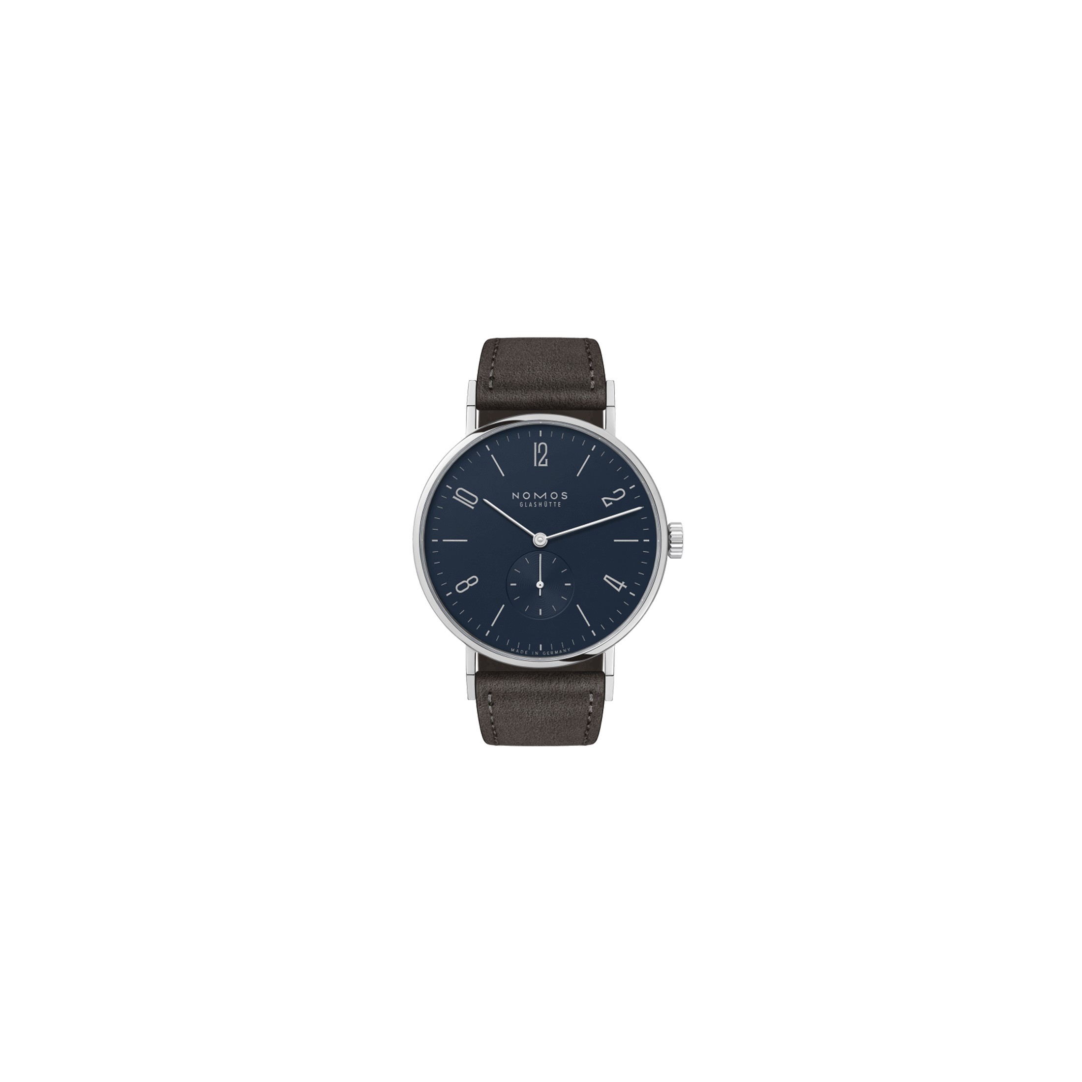 Nomos Tangente 38 mechanical watch with night blue dial 166 Lepage