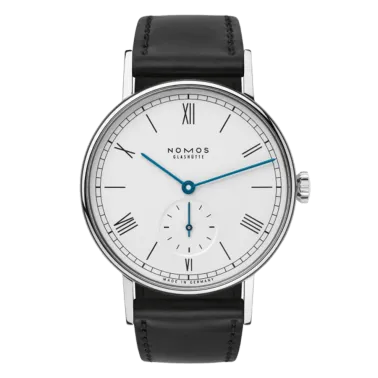  Montre NOMOS Ludwig mécanique bracelet cuir véritable noir 35 