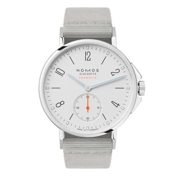  Montre NOMOS Ahoi Neomatik automatique bracelet textile gris 36,3 