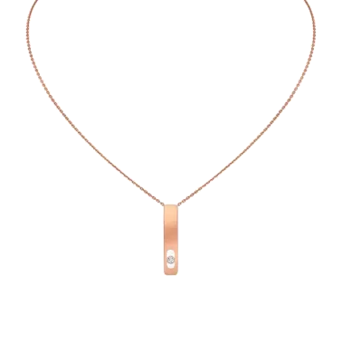 Collier Messika My First Diamond en or rose et diamant