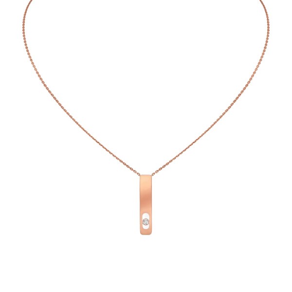 Collier Messika My First Diamond en or rose et diamant